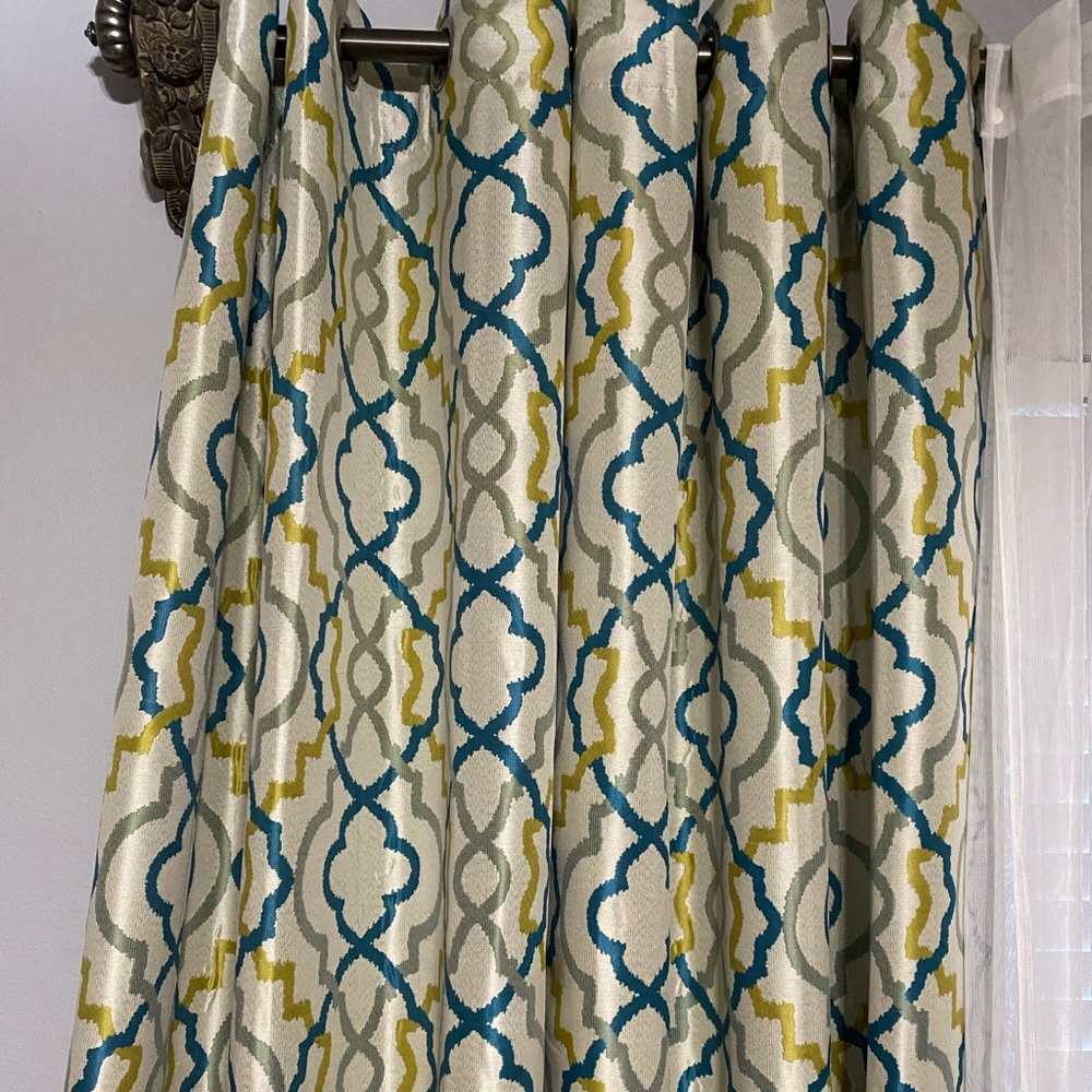 Home Decor curtains 4 panels